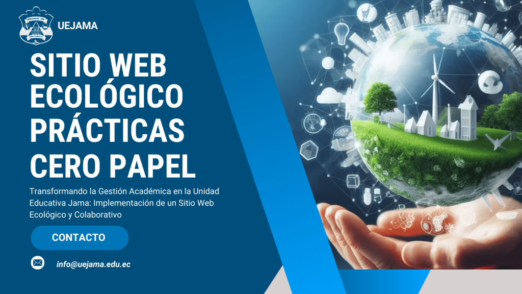 Sitio web ecológico prácticas cero papel