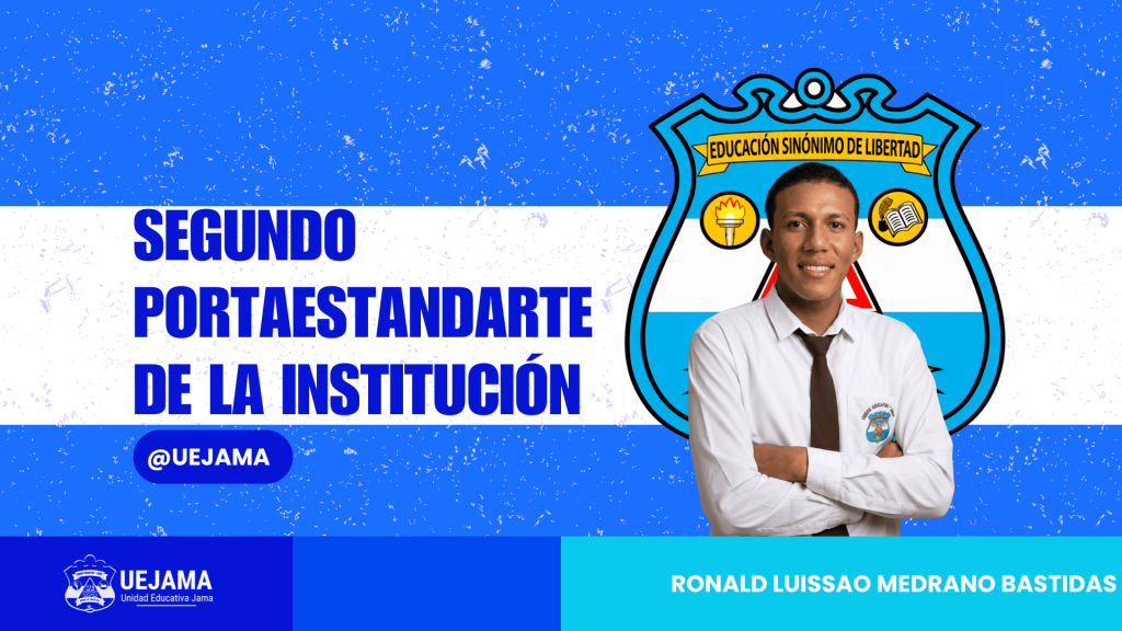 Portaestandarte de la Institución